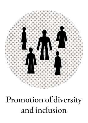 Promotion of diversity and inclusion